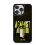 Lando Norris racing helmet dice art iPhone 16 Pro Max Black Case