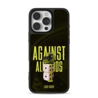 Lando Norris racing helmet dice art iPhone 16 Pro Max Black Case