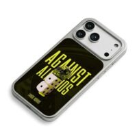 Lando Norris racing helmet dice art iPhone 17 Pro Max Electroplated Silver Case2