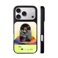 Lando Norris racing helmet vinyl iPhone 17 Pro Max Black Case