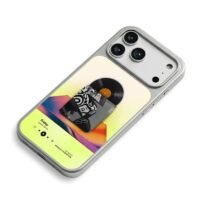 Lando Norris racing helmet vinyl iPhone 17 Pro Max Electroplated Silver Case2