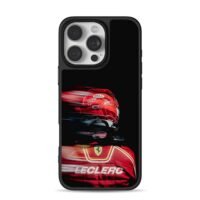 Leclerc Ferrari F1 helmet suit Phone Case for iPhone 11-17 & Samsung Galaxy S24-S26