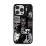 Lee Felix Stray Kids Spotify lyric iPhone 16 Pro Max Black Case