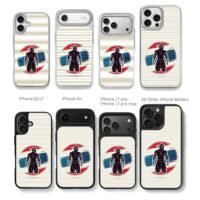 Lee Sin muay thai silhouette badge Chris Brown Phone Case Black Electroplated Silver For Iphone 11 To 17