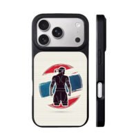 Lee Sin muay thai silhouette badge iPhone 17 Pro Max Black Case