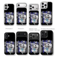 Leo Messi Argentina football GOAT Chris Brown Phone Case Black Electroplated Silver For Iphone 11 To 17