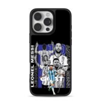 Leo Messi Argentina football GOAT iPhone 16 Pro Max Black Case