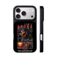 Leona Karina King of Fighters art iPhone 17 Pro Max Black Case