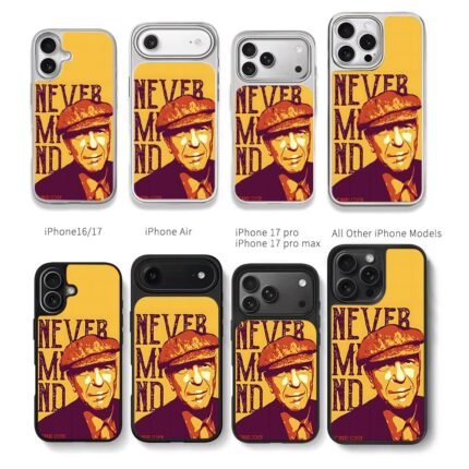 Leonard Cohen Never Mind portrait Chris Brown Phone Case Black Electroplated Silver For Iphone 11 To 17