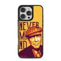 Leonard Cohen Never Mind portrait iPhone 16 Pro Max Black Case