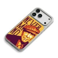 Leonard Cohen Never Mind portrait iPhone 17 Pro Max Electroplated Silver Case2