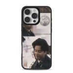 Leslie Cheung moon quote collage iPhone 16 Pro Max Black Case