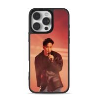 Leslie Cheung singing on stage iPhone 16 Pro Max Black Case