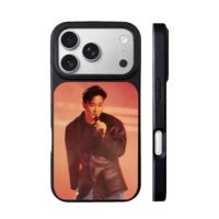 Leslie Cheung singing on stage iPhone 17 Pro Max Black Case