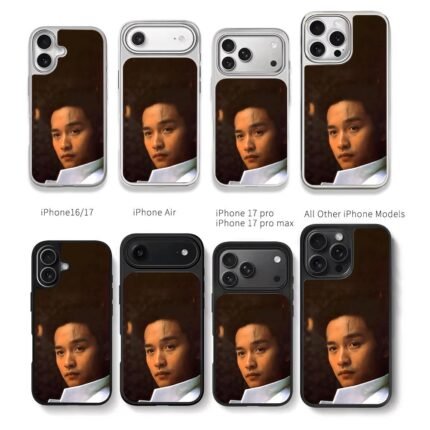 Leslie Cheung warm vintage portrait Chris Brown Phone Case Black Electroplated Silver For Iphone 11 To 17