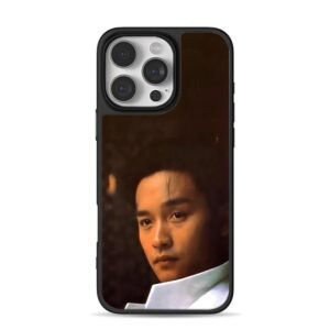 Leslie Cheung warm vintage portrait iPhone 16 Pro Max Black Case