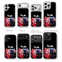 Lestappen Ferrari Red Bull F1 print Chris Brown Phone Case Black Electroplated Silver For Iphone 11 To 17