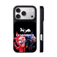 Lestappen Ferrari Red Bull F1 print iPhone 17 Pro Max Black Case