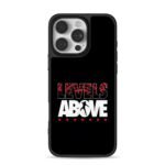 Levels Above soccer red stars print iPhone 16 Pro Max Black Case
