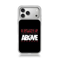 Levels Above soccer red stars print iPhone 17 Pro Max Electroplated Silver Case1