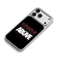 Levels Above soccer red stars print iPhone 17 Pro Max Electroplated Silver Case2