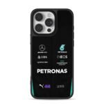 Lewis 44 AMG Petronas F1 logos Phone Case for iPhone 11-17 & Samsung Galaxy S24-S26