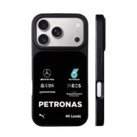 Lewis 44 Mercedes Petronas F1 logos iPhone 17 Pro Max Black Case