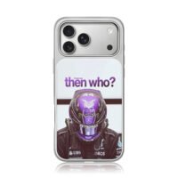 Lewis Hamilton 44 F1 helmet slogan iPhone 17 Pro Max Electroplated Silver Case1