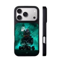 Lewis Hamilton 44 F1 Mercedes racer iPhone 17 Pro Max Black Case