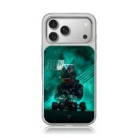 Lewis Hamilton 44 F1 Mercedes racer iPhone 17 Pro Max Electroplated Silver Case1