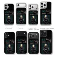 Lewis Hamilton 44 F1 race car suit Chris Brown Phone Case Black Electroplated Silver For Iphone 11 To 17