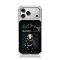 Lewis Hamilton 44 F1 race car suit iPhone 17 Pro Max Electroplated Silver Case1