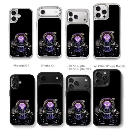 Lewis Hamilton 44 F1 racing helmet Chris Brown Phone Case Black Electroplated Silver For Iphone 11 To 17