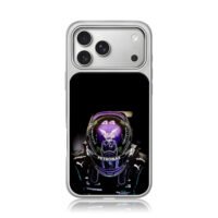 Lewis Hamilton 44 F1 racing helmet iPhone 17 Pro Max Electroplated Silver Case1