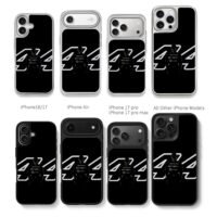 Lewis Hamilton 44 Mercedes F1 art Chris Brown Phone Case Black Electroplated Silver For Iphone 11 To 17
