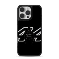 Lewis Hamilton 44 Mercedes F1 art iPhone 16 Pro Max Black Case