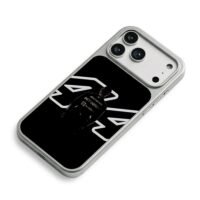 Lewis Hamilton 44 Mercedes F1 art iPhone 17 Pro Max Electroplated Silver Case2