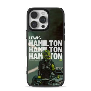 Lewis Hamilton F1 44 7 Merc champ iPhone 16 Pro Max Black Case