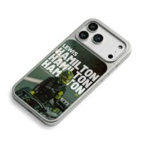 Lewis Hamilton F1 44 7 Merc champ iPhone 17 Pro Max Electroplated Silver Case2