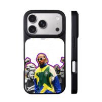 Lewis Hamilton F1 Brazil race stats iPhone 17 Pro Max Black Case