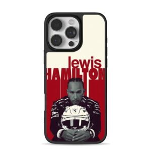 Lewis Hamilton F1 driver red helmet Phone Case for iPhone 11-17 & Samsung Galaxy S24-S26