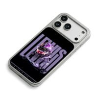 Lewis Hamilton F1 helmet racing car iPhone 17 Pro Max Electroplated Silver Case2
