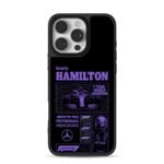Lewis Hamilton F1 Mercedes AMG car iPhone 16 Pro Max Black Case