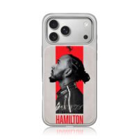 Lewis Hamilton F1 racer portrait iPhone 17 Pro Max Electroplated Silver Case1