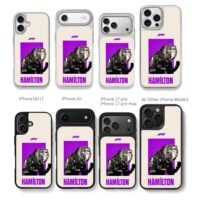 Lewis Hamilton F1 racer victory pic Chris Brown Phone Case Black Electroplated Silver For Iphone 11 To 17