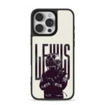 Lewis Hamilton F1 racing helmet art iPhone 16 Pro Max Black Case