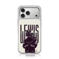 Lewis Hamilton F1 racing helmet art iPhone 17 Pro Max Electroplated Silver Case1