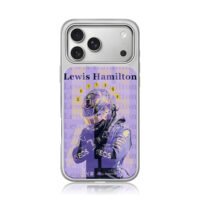 Lewis Hamilton F1 racing suit stars iPhone 17 Pro Max Electroplated Silver Case1