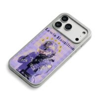 Lewis Hamilton F1 racing suit stars iPhone 17 Pro Max Electroplated Silver Case2