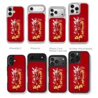 Lewis Hamilton Ferrari 44 red racer Chris Brown Phone Case Black Electroplated Silver For Iphone 11 To 17